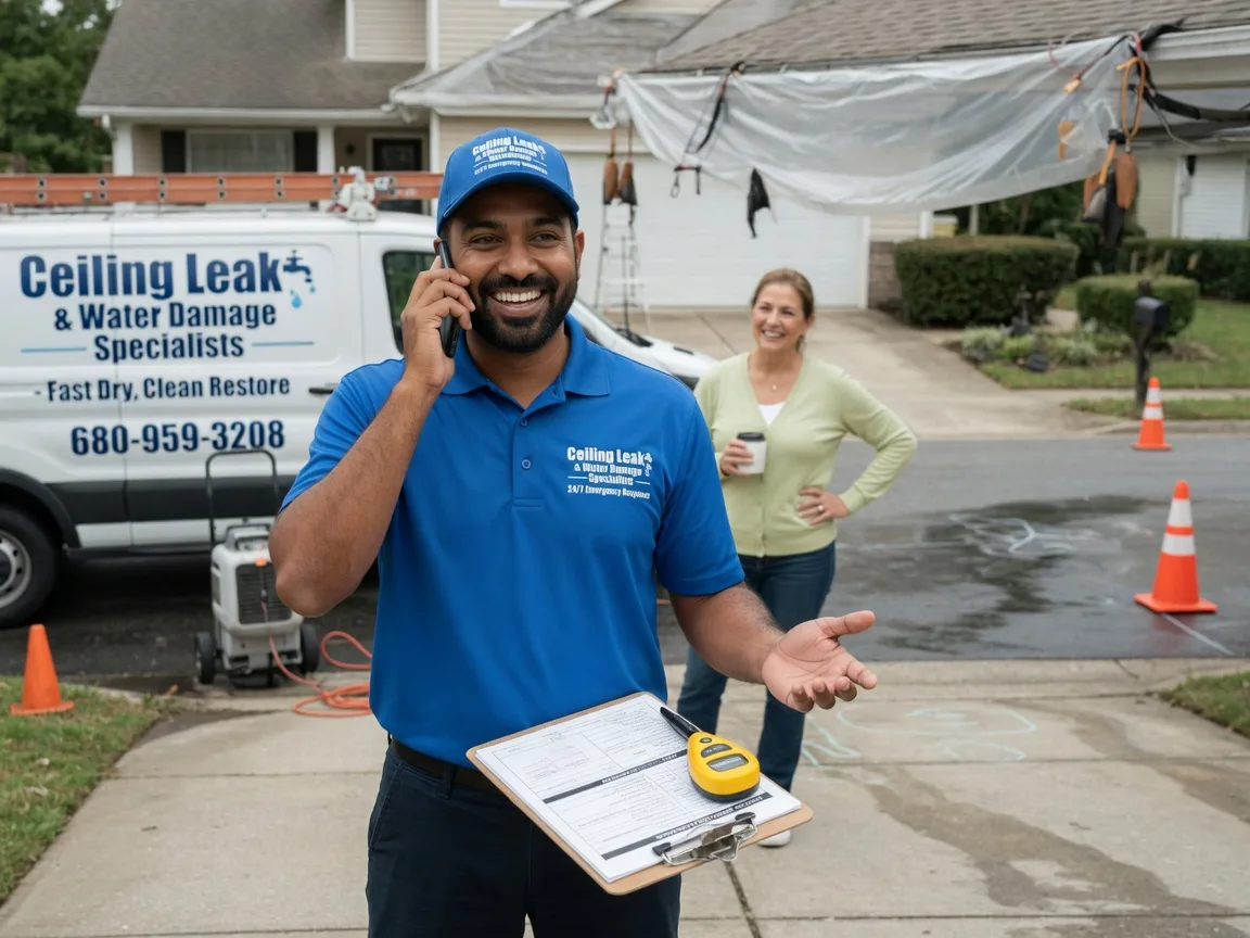 Ceiling Leak Cleanup Ellenwood, GA FAQs